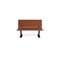 Frog Furnishings Brown 4' Contour Bench Surface Mount w/ Black Frame PB 4BROBFCON - alternate 2